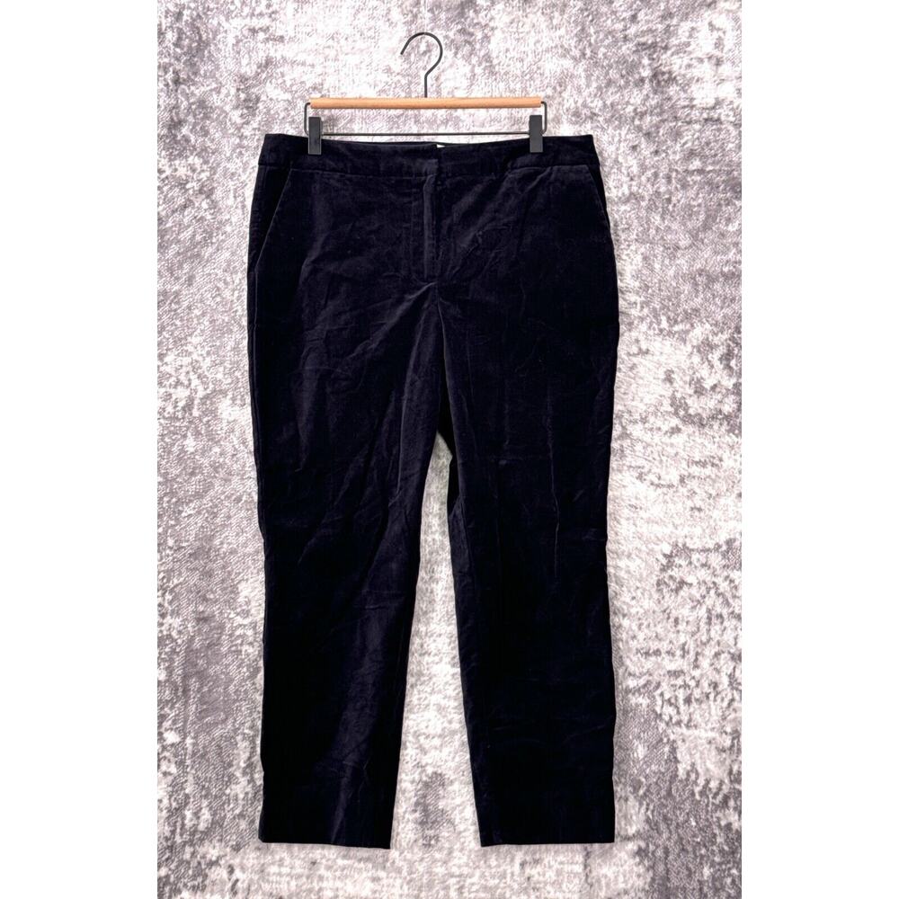 Boden Black Velvet Trousers